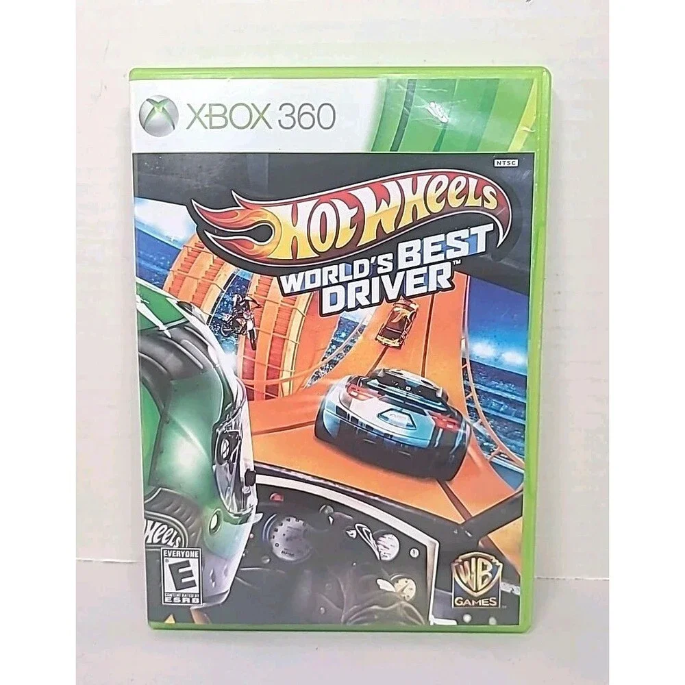 Hot Wheels: World's Best Driver (Microsoft Xbox 360, 2013) CIB W/manual